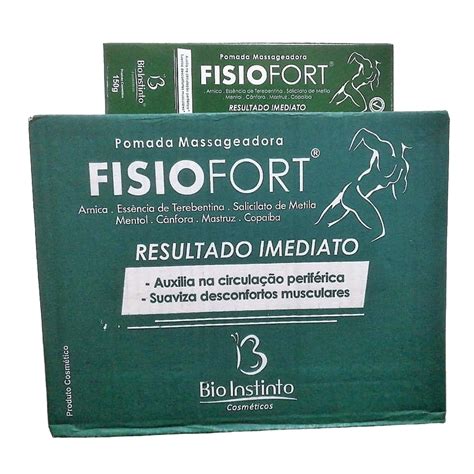 Kit Pomadas Massageadora Fisiofort Bio Instinto G Shopee Brasil