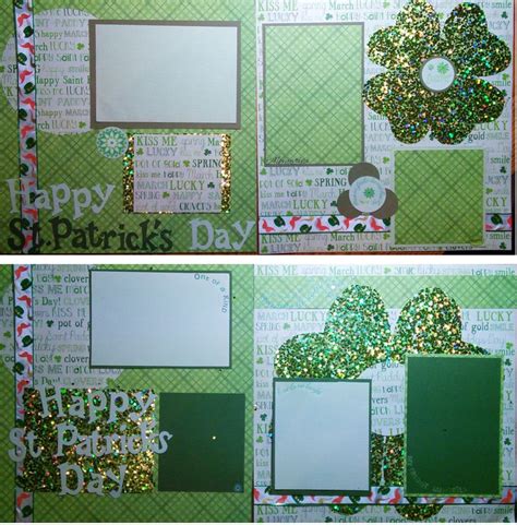 St Patrick S Day Layouts Scrapbook Crafts Scrapbook Scrapbook Pages