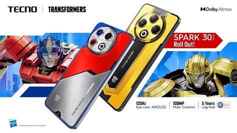 Celebrate 40 Years Of The Transformers With The Tecno Spark 30