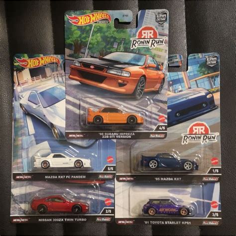 Hot Wheels Premium Ronin Run Subaru Impreza RX7 Shopee Malaysia