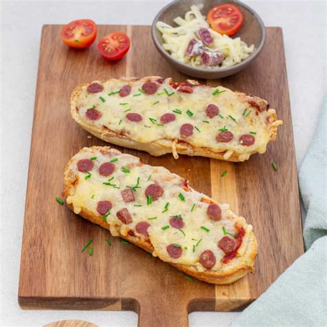 Pizza Baguettes Cuisini Der Food Blog F R Einfache Und Schnelle Rezepte