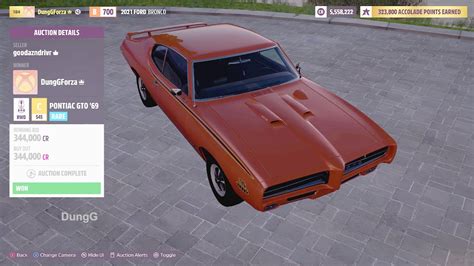 Best Cars To Auction Snipe In Forza Horizon Pontiac Gto Youtube