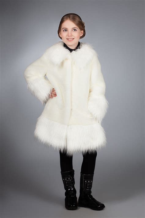 Kids Coat Fur Kids Coat Winter Kids Coat T For Children Fake Fur