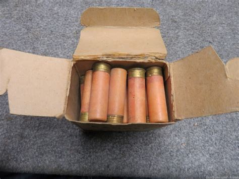 Box Wwii Us Military Winchester Ranger 00 Buck 12 Gauge Shotgun Shells