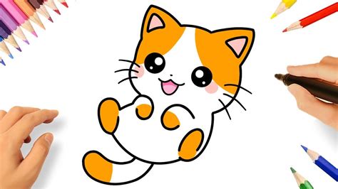 COMO DESENHAR UM GATINHO FOFO KAWAII PASSO A PASSO YouTube