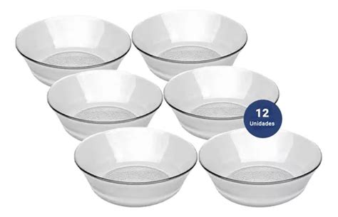 Set X Ensaladera Bowl Vidrio Rigolleau Acquamarine Cm Mercadolibre