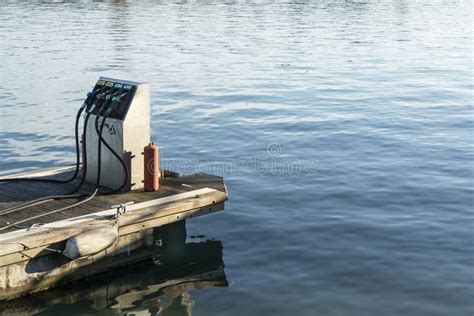 Fuel pump stock photo. Image of construction, dock, holland - 134091826