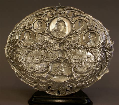 A Queen Victoria 60th Jubilee Commemorative Plaque