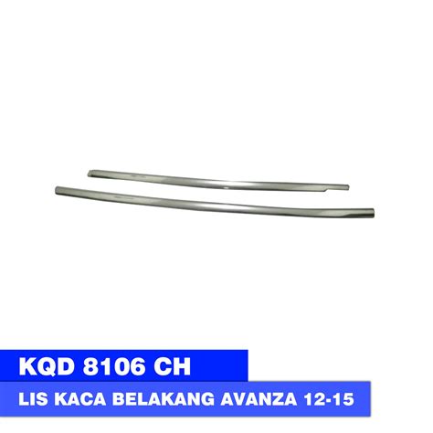 Window List Lis Kaca Belakang Toyota Avanza Chrome Lw