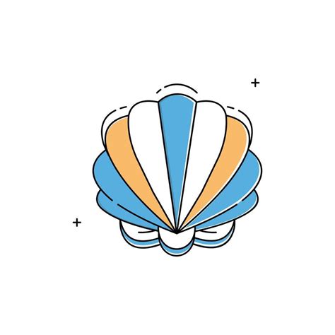 Beach Seashell Icon Design 47409733 Vector Art At Vecteezy