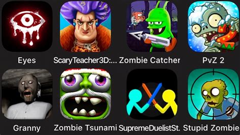 Eyes Scary Teacher D Zombie Catchers Plants Vs Zombies Granny Zombie