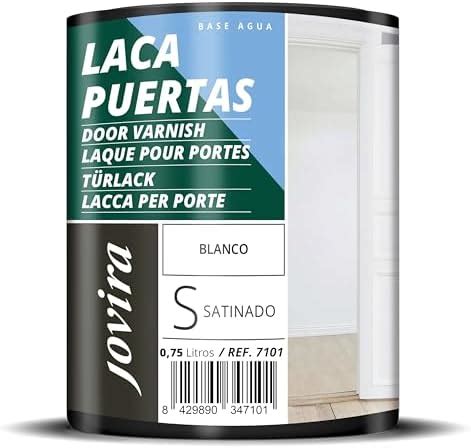 JOVIRA PINTURAS Esmalte Laca Puertas Al Agua Satinado Renueva Y Decora