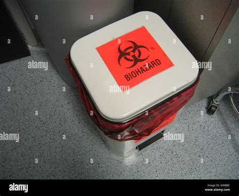 Medical Biohazard Container Stock Photo Alamy