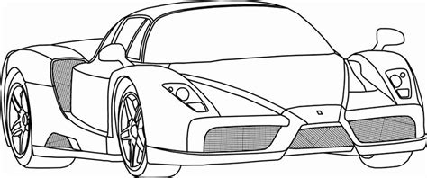 Ferrari Enzo Outline By Coddfootwalker On Deviantart