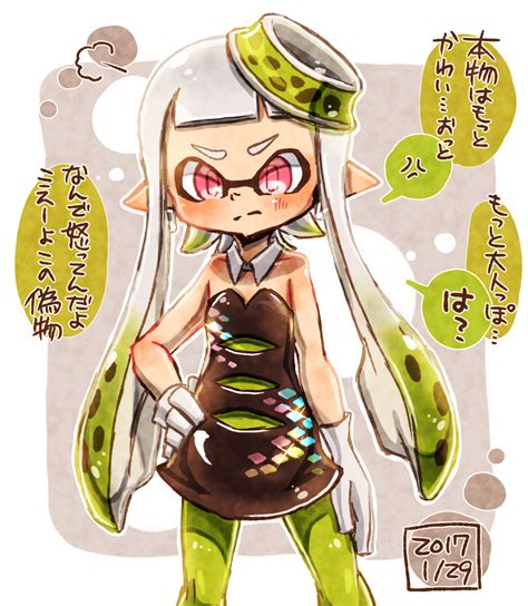 Inkling Inkling Girl And Marie Splatoon Drawn By Harutarouorion