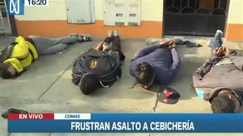 PNP frustra asalto a una cebichería Canal N