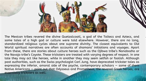 Ppt Native American Trickster Tales And Creation Myths Powerpoint