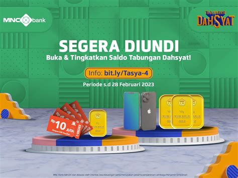 Ingat Ada Undian Tabungan Dahsyat Mnc Bank Sebentar Lagi Cek Di Sini