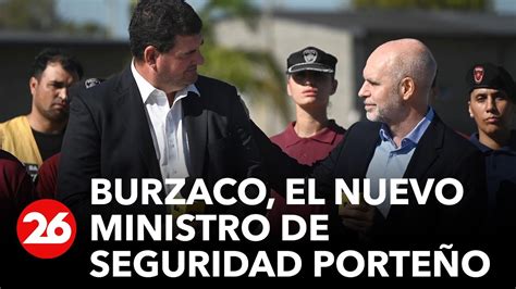 Horacio Rodr Guez Larreta Present A Eugenio Burzaco Como Nuevo