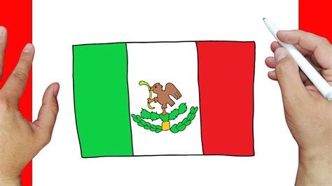 como dibujar la bandera de mexico paso a paso Dibujos fáciles YouTube