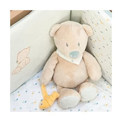 Nattou Peluche En Polyester Lours Jules Compagnon De Route D S La