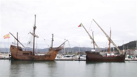 Visitas gratis en Baiona a la Nao Santa María y la Carabela Vera Cruz