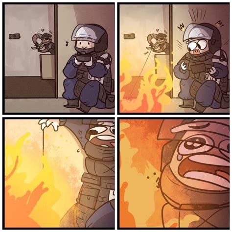 Me When Im Playing As Capitan Rainbow Six Siege Memes Rainbow Meme