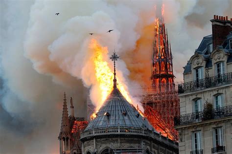 Massive Fire Engulfs Notre Dame Cathedral In Paris