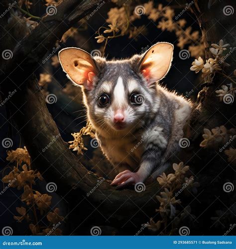 Ai Generated Illustration Wildlife Concept Of Brushtail Possum Stock Illustration Illustration