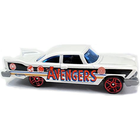 Hot Wheels Captain America angličák 57 Plymouth Fury 4KIDS cz