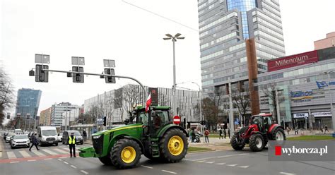 Rolnicy jadą przez centrum Szczecina W planie zwężenie wjazdu i