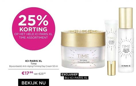 ICI Paris XL Time Anti Aging Firming Day Cream 50 Ml Aanbieding Bij ICI