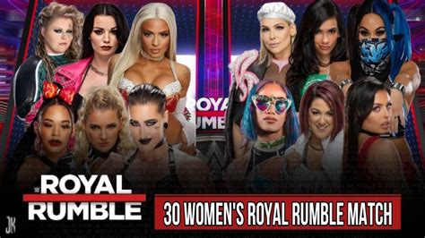 Wwe 2k23 30 Woman Royal Rumble Match Youtube