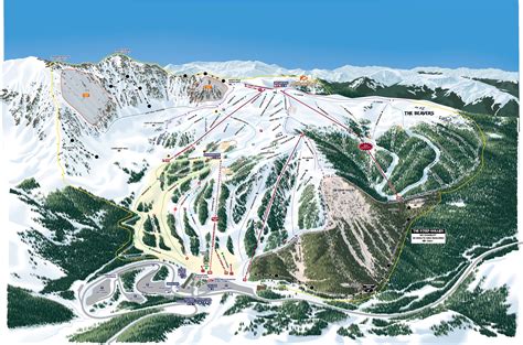 Arapahoe Basin Ski Trail Map Free download