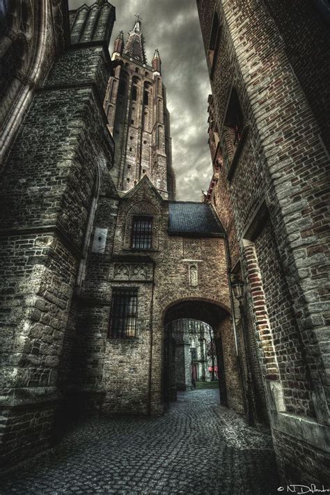 Alleyway By Nichofsky On DeviantArt Alleyway Fantasy Places