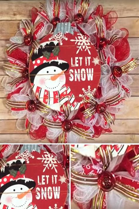 BEST Dollar Store Christmas Wreath! DIY Holiday Wreath Ideas - Learn How To Make Wreaths To Make ...