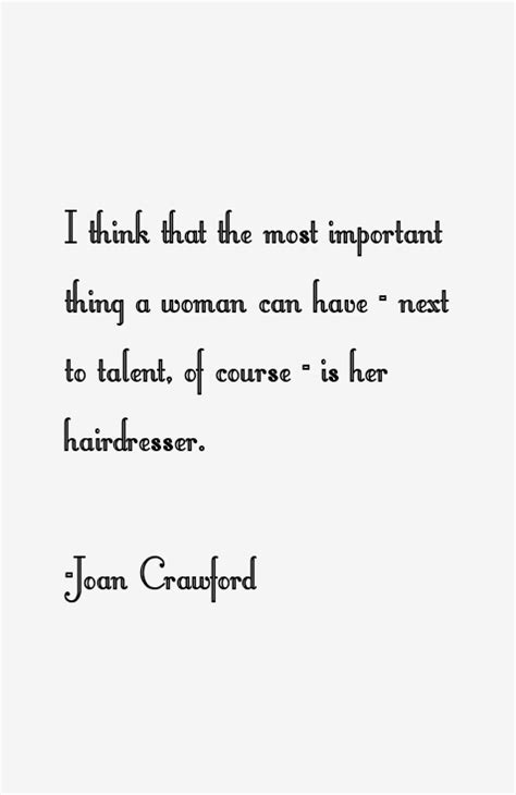 Joan Crawford Quotes & Sayings