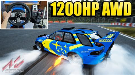 1200HP AWD Drifting Subaru Impreza Driftkhana Assetto Corsa W G27