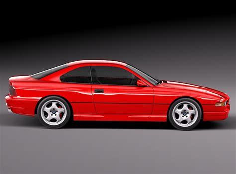 Bmw E31 850csi 1992 1996 3D Model Max Obj 3ds Fbx C4d Lwo Lw