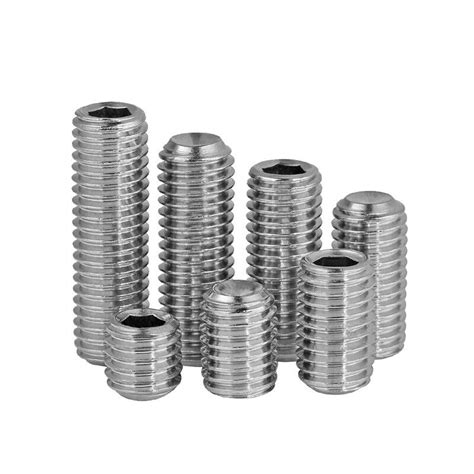 Grub Screw Cup Point Allen Socket Set Screws Stainless Steel M M