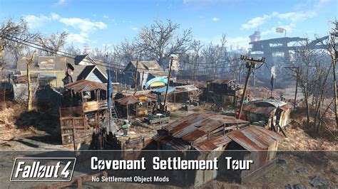 Fallout Covenant Settlement Build Tour Youtube