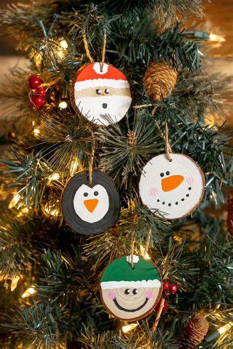 Wood Slice Ornaments Ideas Johnny Counterfit