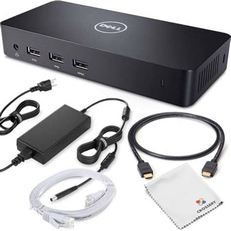 Dell D3100 Docking Station Bundle Dual Monitor Usb 3 0 Ultra Hd 4k Support