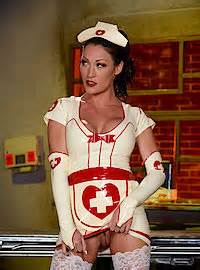 Smoking Hot Nurses Are Wearing Latex Uniforms Photos August Ames MILF Fox