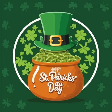 Premium Vector St Patricks Day Hand Drawn Lettering