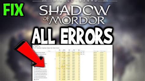 Shadows Of Mordor How To Fix All Errors Complete Tutorial Youtube