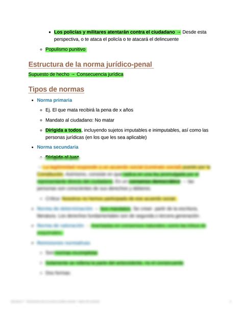 Solution Semana Estructura De La Norma Jur Dica Penal Tipos De