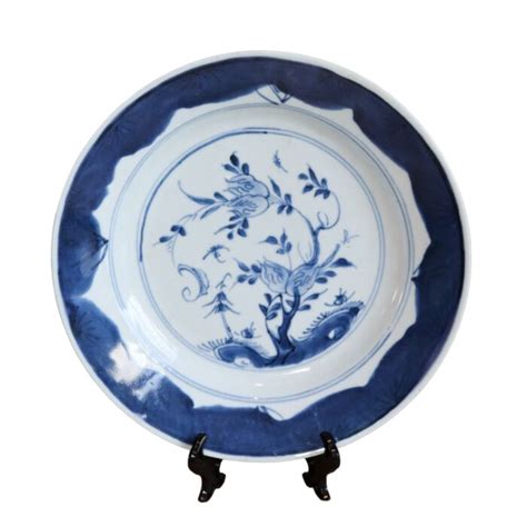 Assiette Bleu Et Blanc Porcelaine Fleurs Chine Catawiki