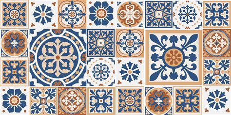 Buy Decor Portuguese Art Multi Floor Tiles Online | Orientbell Tiles