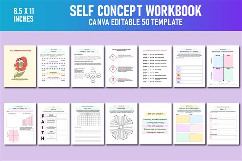 Self Concept Workbook Canva Kdp Graphic By Lavlu Creative Zone